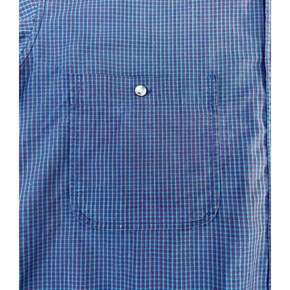 Pendleton Button Down Short Sleeve Men's Pockets 100% Cotton Sz.‎ L Hong Kong - Picture 3 of 7